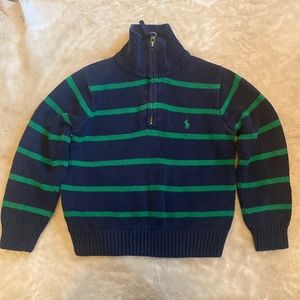 Boys Polo by Ralph Lauren 4T half-zip sweater